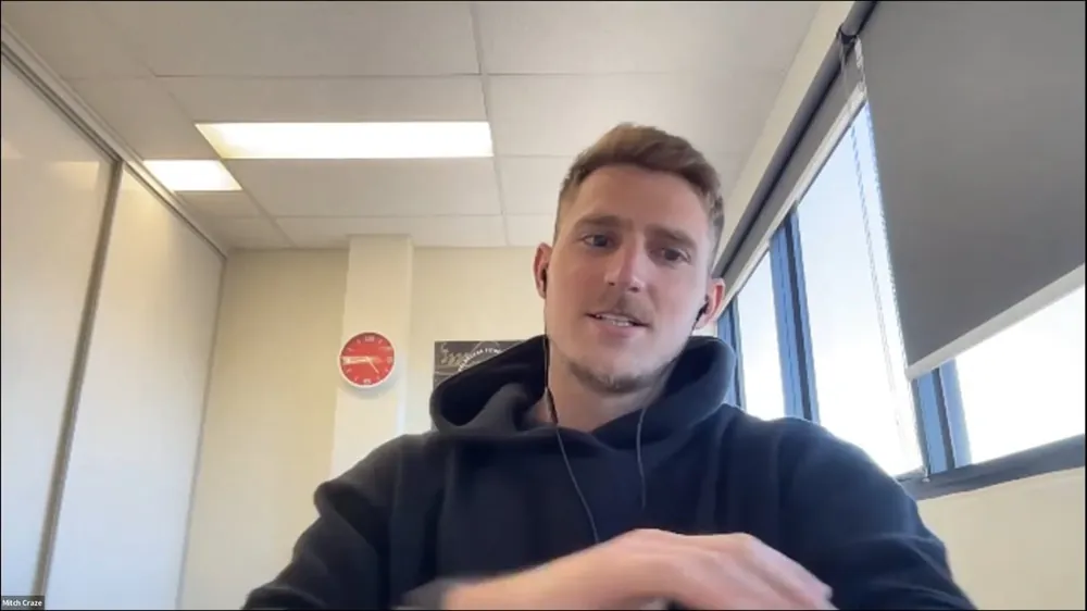 Mitch sharing his experience with Kaizen